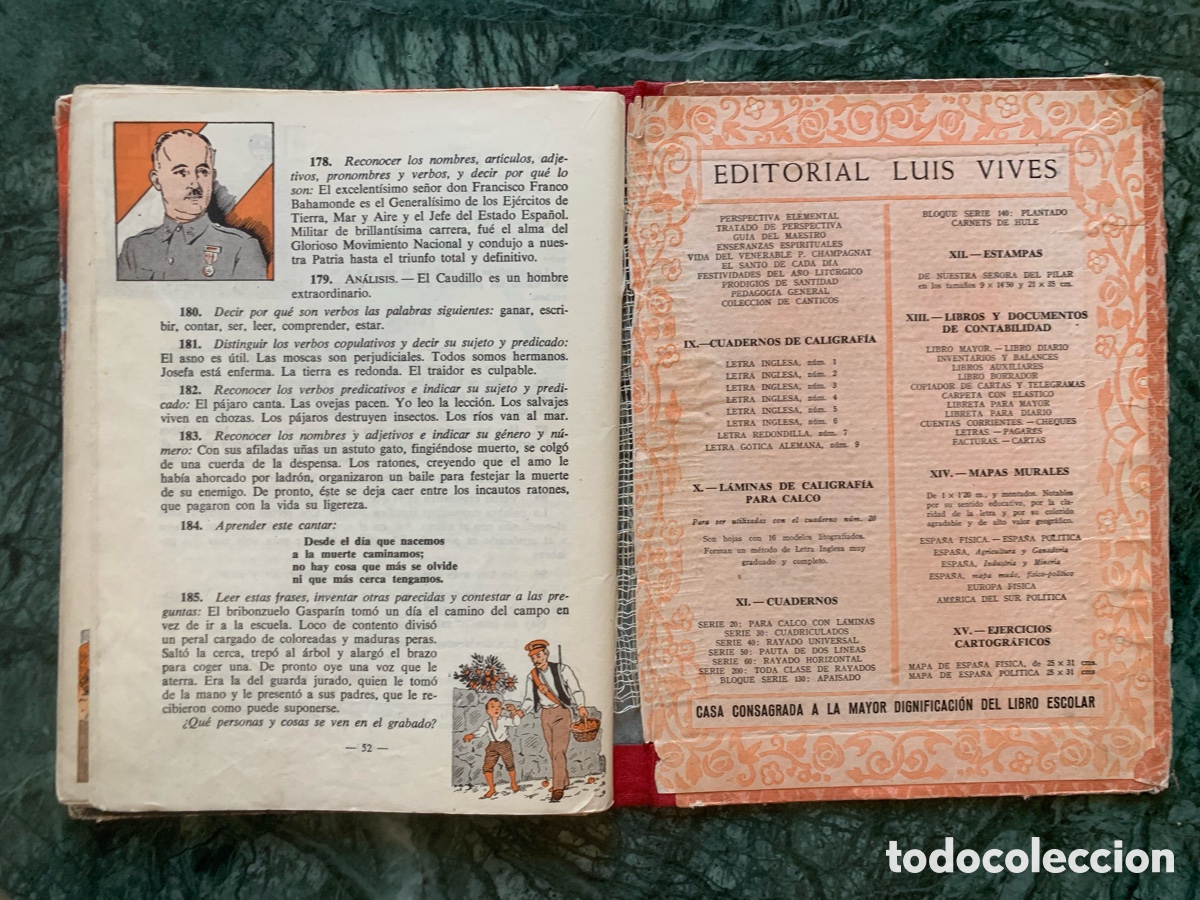 Libros antiguos: Libro de texto antiguo - Foto 5