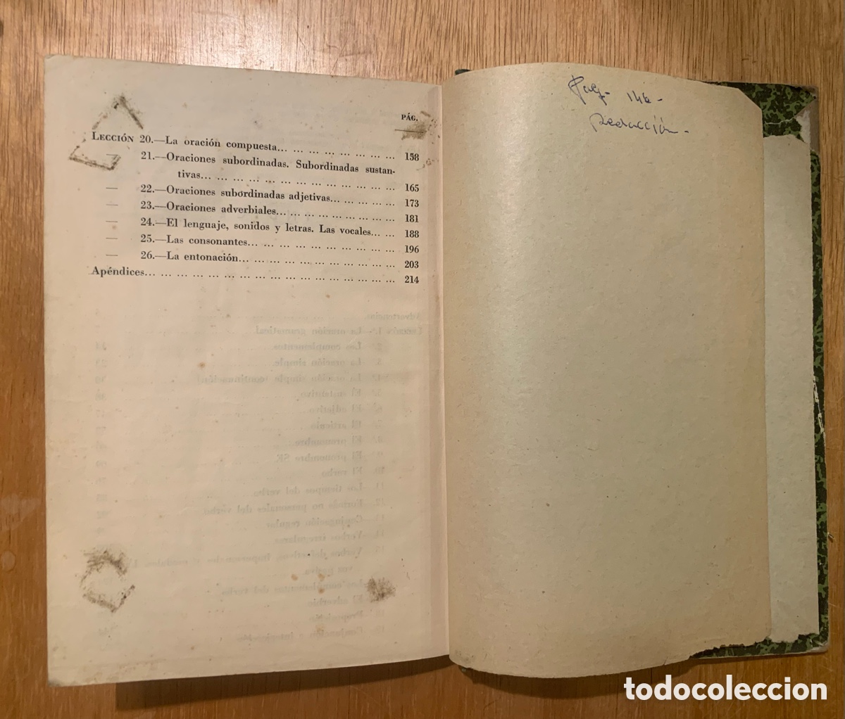 Libros antiguos: Libro de gram&aacute;tica antiguo - Foto 6
