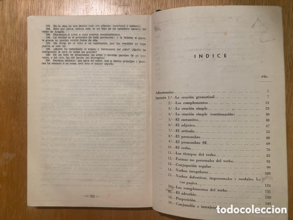Libros antiguos: Libro de gram&aacute;tica antiguo - Foto 7