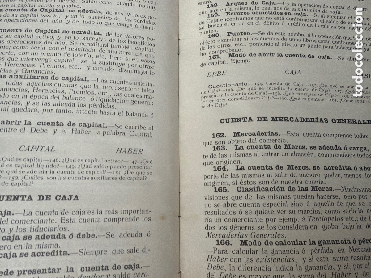 Libros antiguos: Tenedur&iacute;a curso elemental - Foto 2