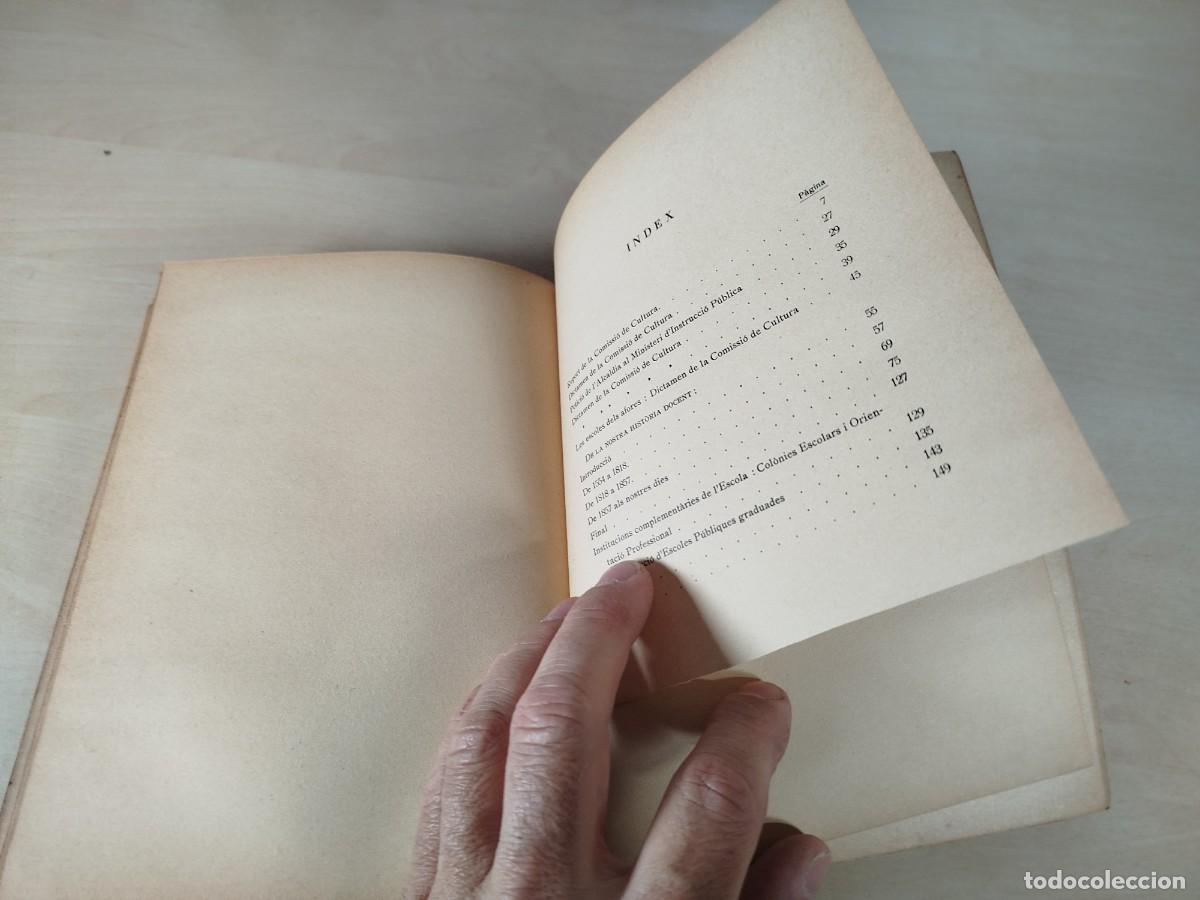 Libros antiguos: Libro El problema de lensenyan&ccedil;a a Sabadell - Foto 6