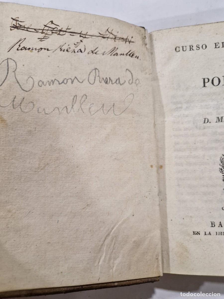 Libros antiguos: Curso elemental de poes&iacute;a 1828 - Foto 4