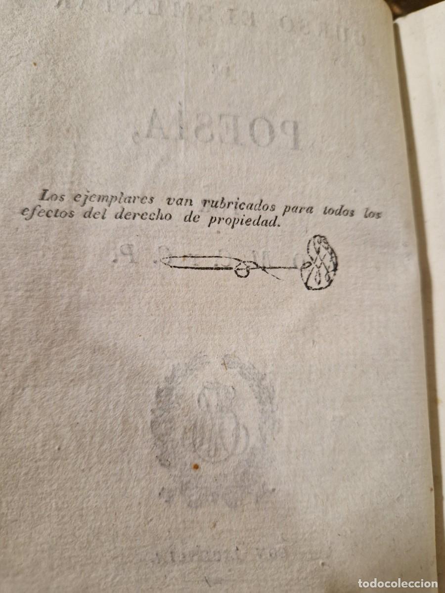 Libros antiguos: Curso elemental de poes&iacute;a 1828 - Foto 6