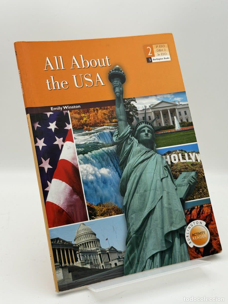Libros antiguos: All about the USA - Burlington - BURLINGTON
