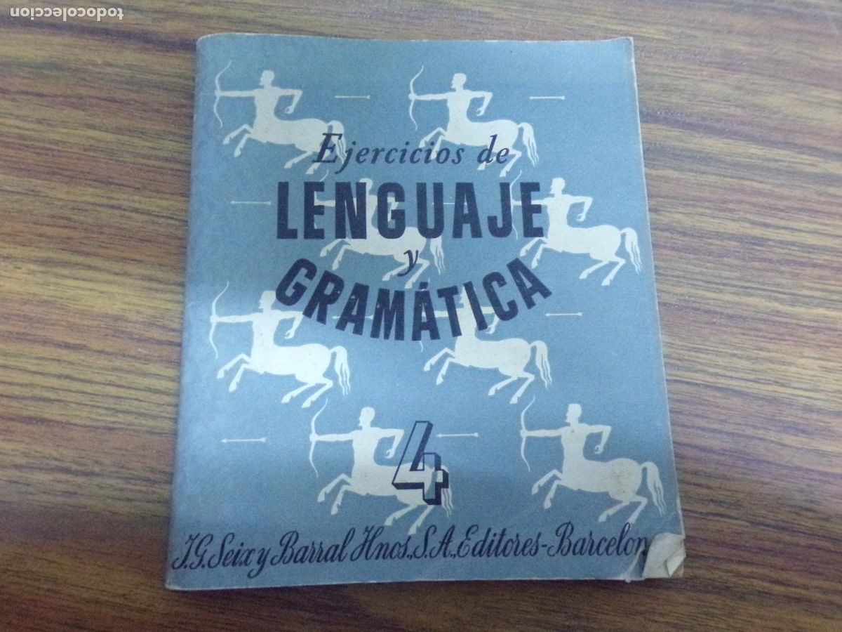 Libros antiguos: ESTAMOS LIQUIDANDO. ejercicios de lenguaje y gramatica. isabel tobalina. 1943. seix y barral hnos.