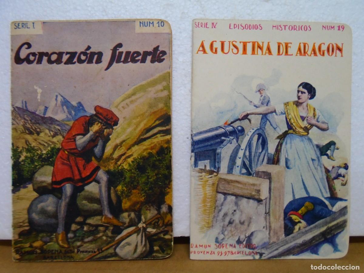 Livros antigos: AGUSTINA DE ARAGON-CORAZON FUERTE/COLECCION INFANTIL/EDIT. SOPENA,A&Ntilde;OS 20.