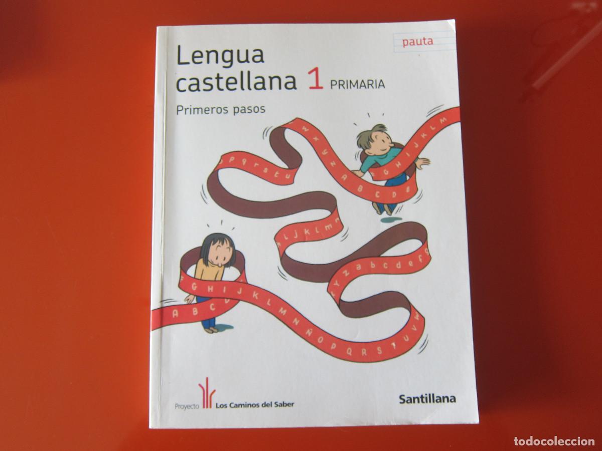 Libros antiguos: LENGUA CASTELLANA 1 PRIMARIA (SANTILLANA) INFANTIL LIBRO