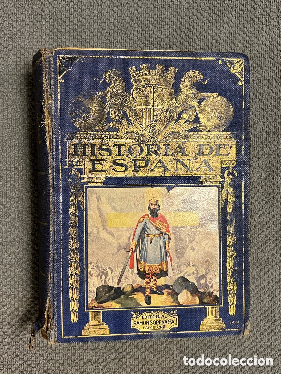 Libros antiguos: HISTORIA DE ESPA&Ntilde;A, POR AGUST&Iacute;N BL&Aacute;NQUEZ FRAILE (a.1933) Por restaurar. Env&iacute;o certificado 7&euro;