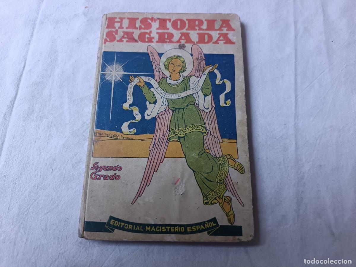 Libros antiguos: Historia Sagrada, Ed. Magisterio Espa&ntilde;ol, libro de escuela