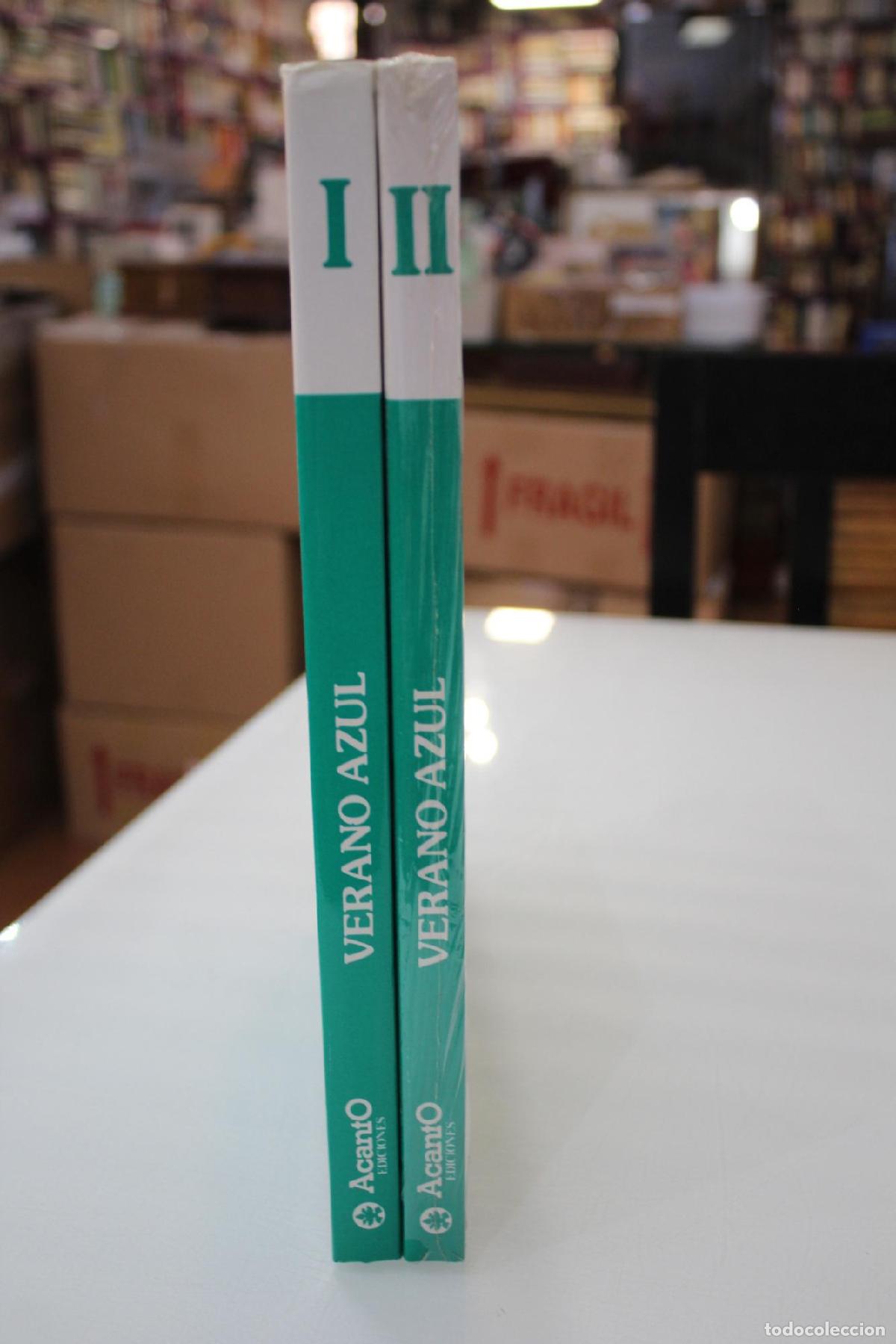 Libros antiguos: Verano Azul.- 2 tomos.- Acanto Ediciones. - Mercero Juldain, Antonio.; Valc&aacute;rcel Villar, Horacio.; R
