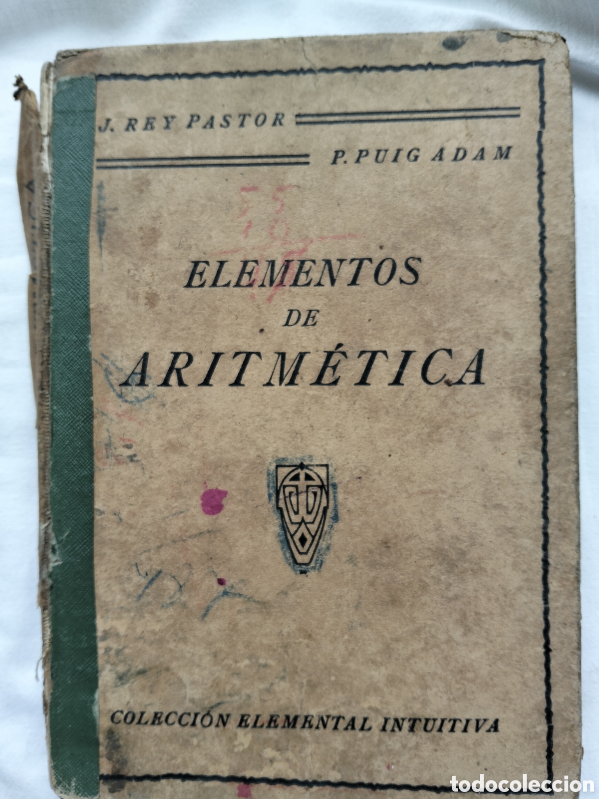 Libros antiguos: ELEMENTOS DE ARITM&Eacute;TICA 1927 - Foto 1