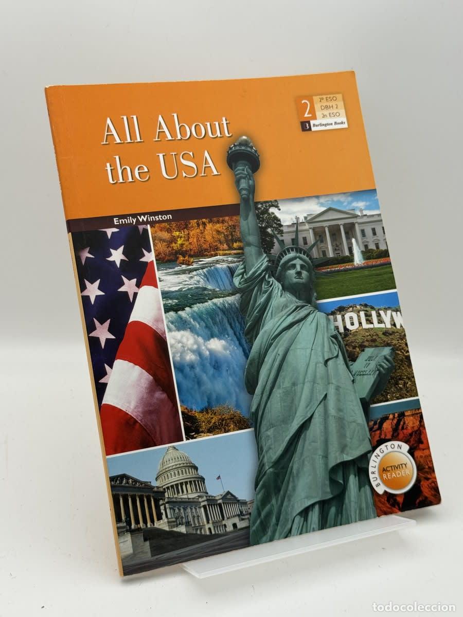 Libros antiguos: All about the USA - Burlington