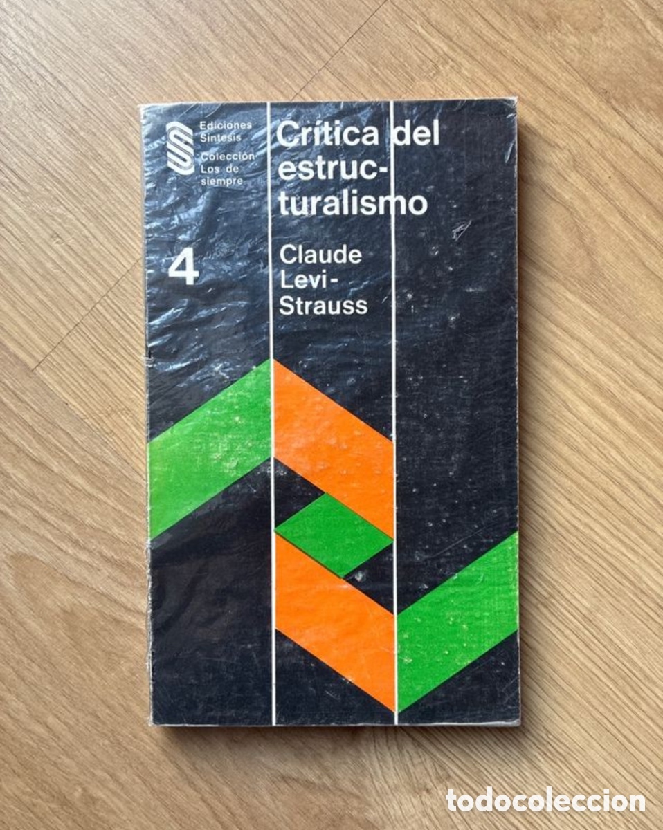 Libros antiguos: Libro antiguo Critica del estructuralismo Claude LeviStrauss