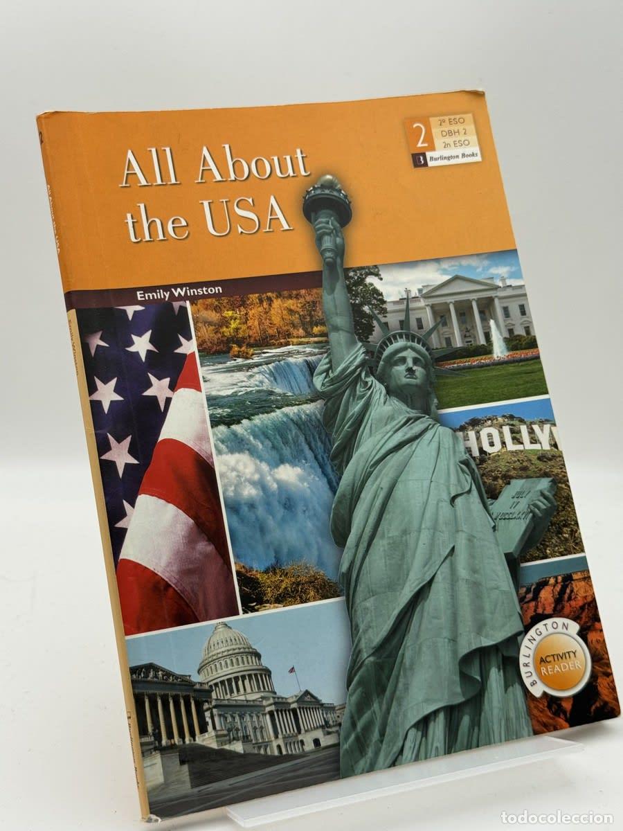 Libros antiguos: All about the USA - Burlington