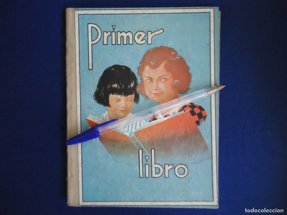 Libros antiguos: primer libro cartilla infantil colegio dalmau gerona madrid lectura escritura texto escuela espa&ntilde;a