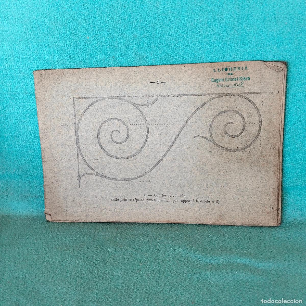 Libros antiguos: Cours elementaire de dessin pour lenseignement simultane dessin a main libre cahier e - Foto 2