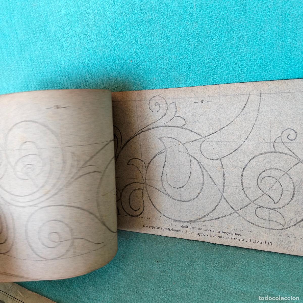 Libros antiguos: Cours elementaire de dessin pour lenseignement simultane dessin a main libre cahier e - Foto 4