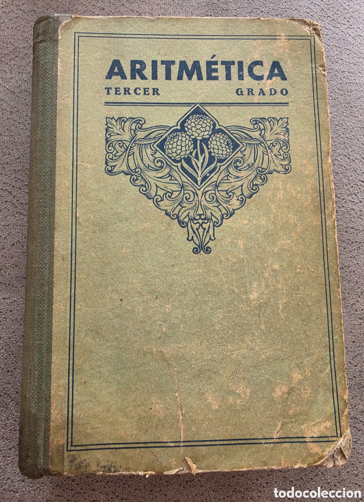 Libros antiguos: Antiguo Libro Escolar Aritm&eacute;tica Tercer Grado - Edelvives - Editorial Luis Vives Zaragoza