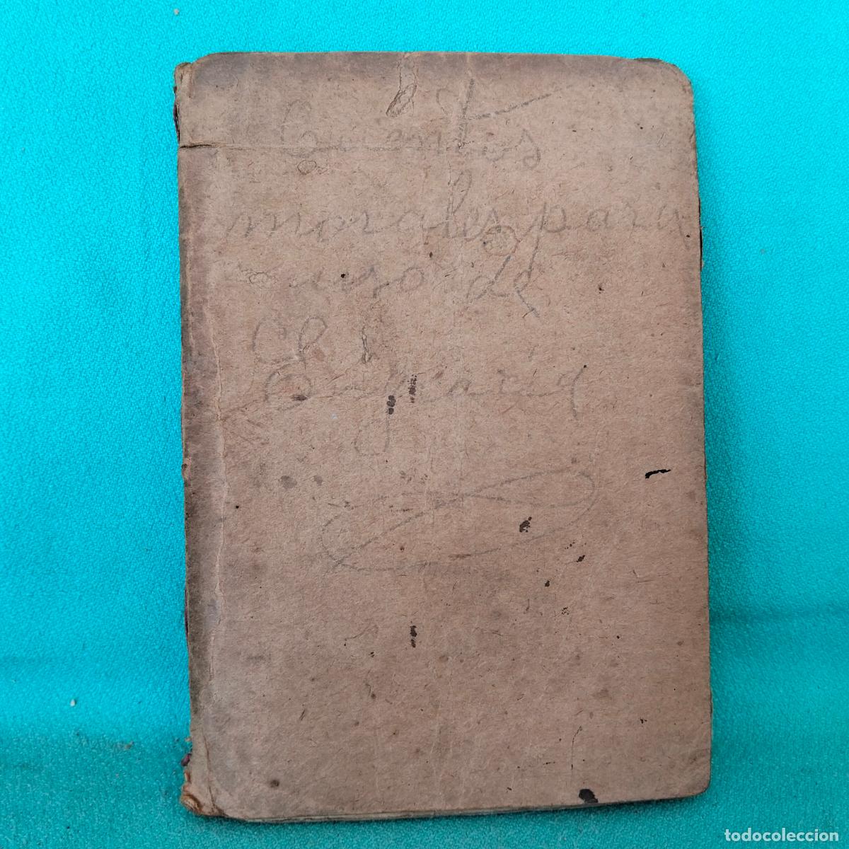 Libros antiguos: Antiguo libro de lectura escolar de colegio la ni&ntilde;a que ora teresa viuda m&eacute;todo de lectura