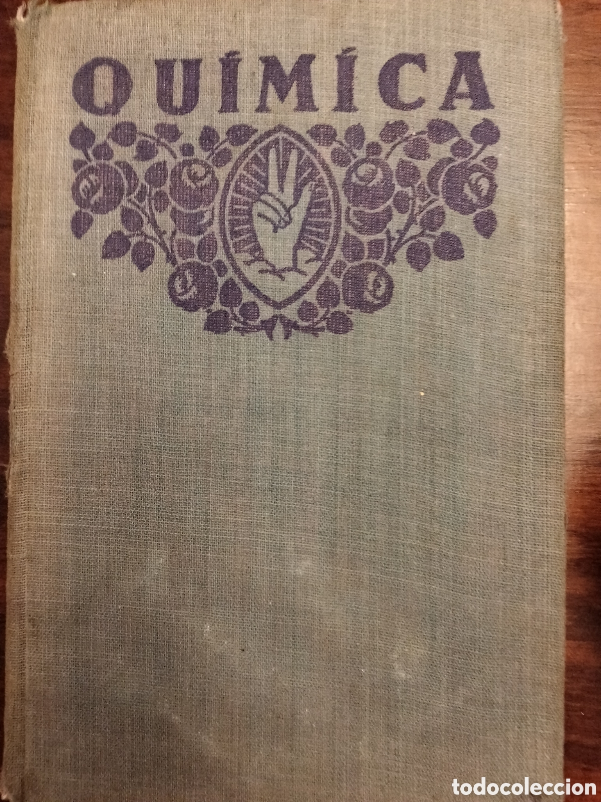 Libros antiguos: QUIMICA CON RUDIMENTOS DE AN&Aacute;LISIS QUIMICOS 1929
