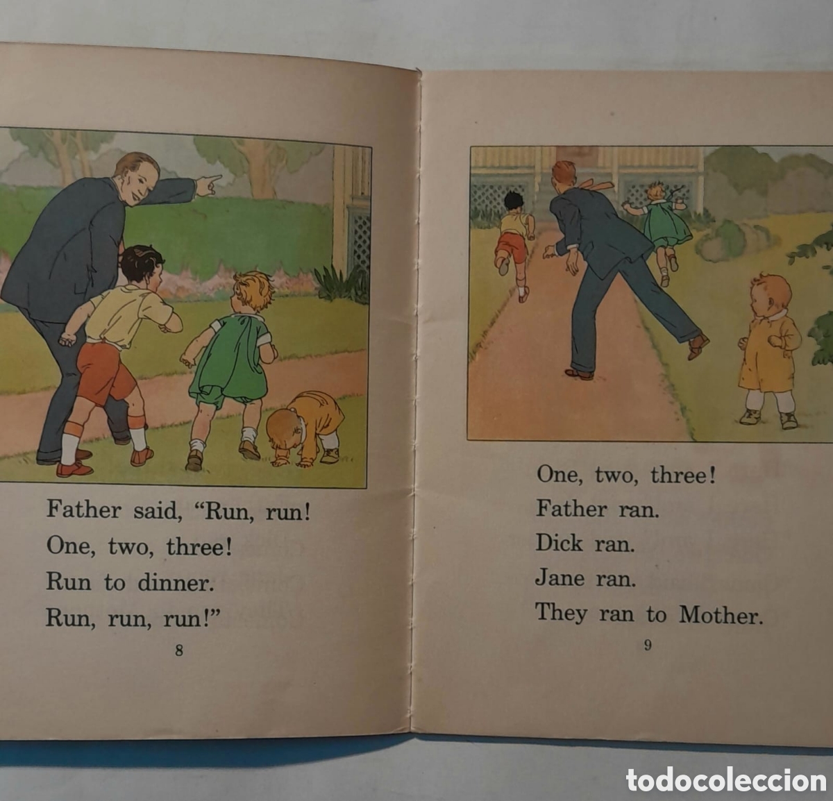 Libros antiguos: Dick and Jane. Elson Gray. Basic pre primer. 1936 Curriculum Foundation Series. - Foto 4