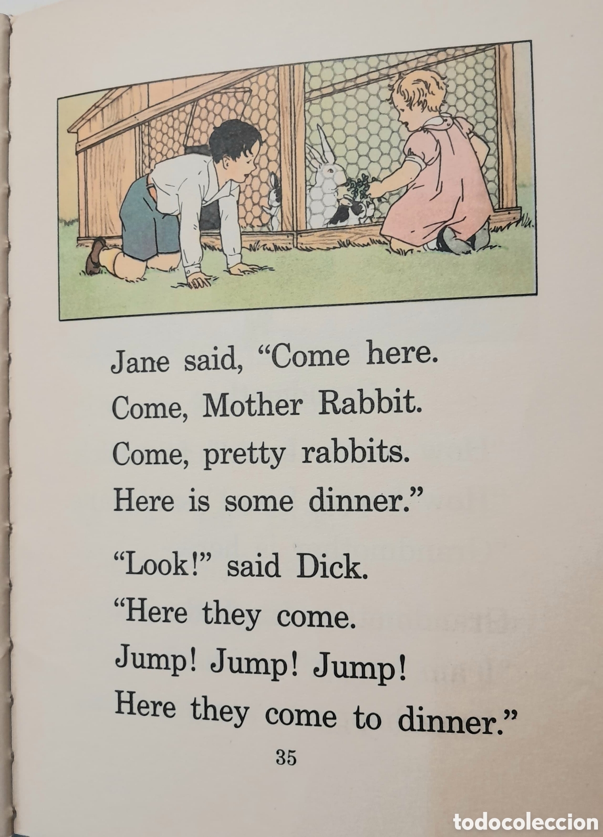 Libros antiguos: Dick and Jane. Elson Gray. Basic pre primer. 1936 Curriculum Foundation Series. - Foto 6