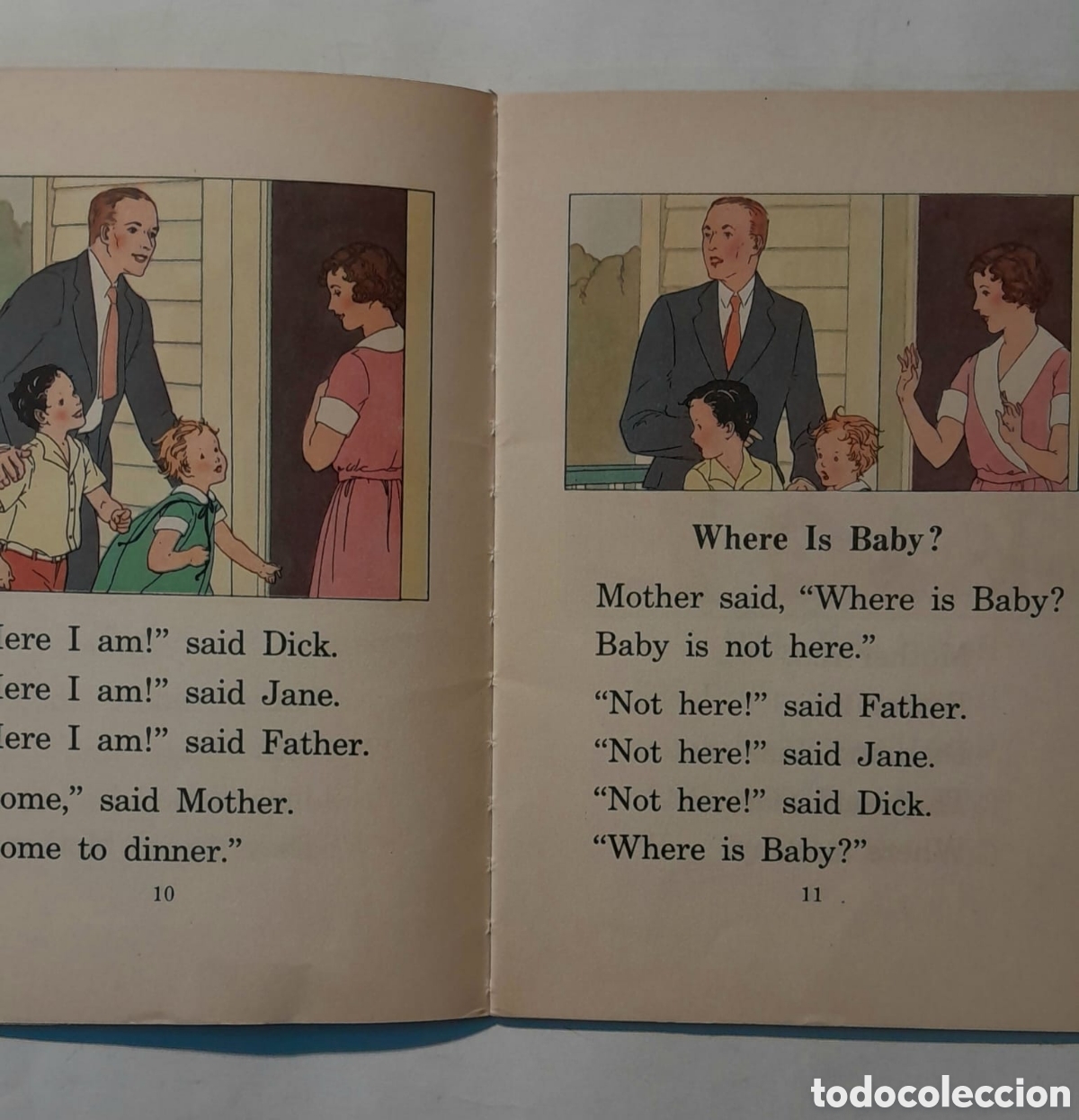 Libros antiguos: Dick and Jane. Elson Gray. Basic pre primer. 1936 Curriculum Foundation Series. - Foto 7