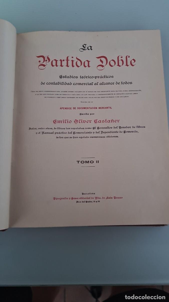 Libros antiguos: Libro contabilidad de Emilio Oliver Casta&ntilde;er
