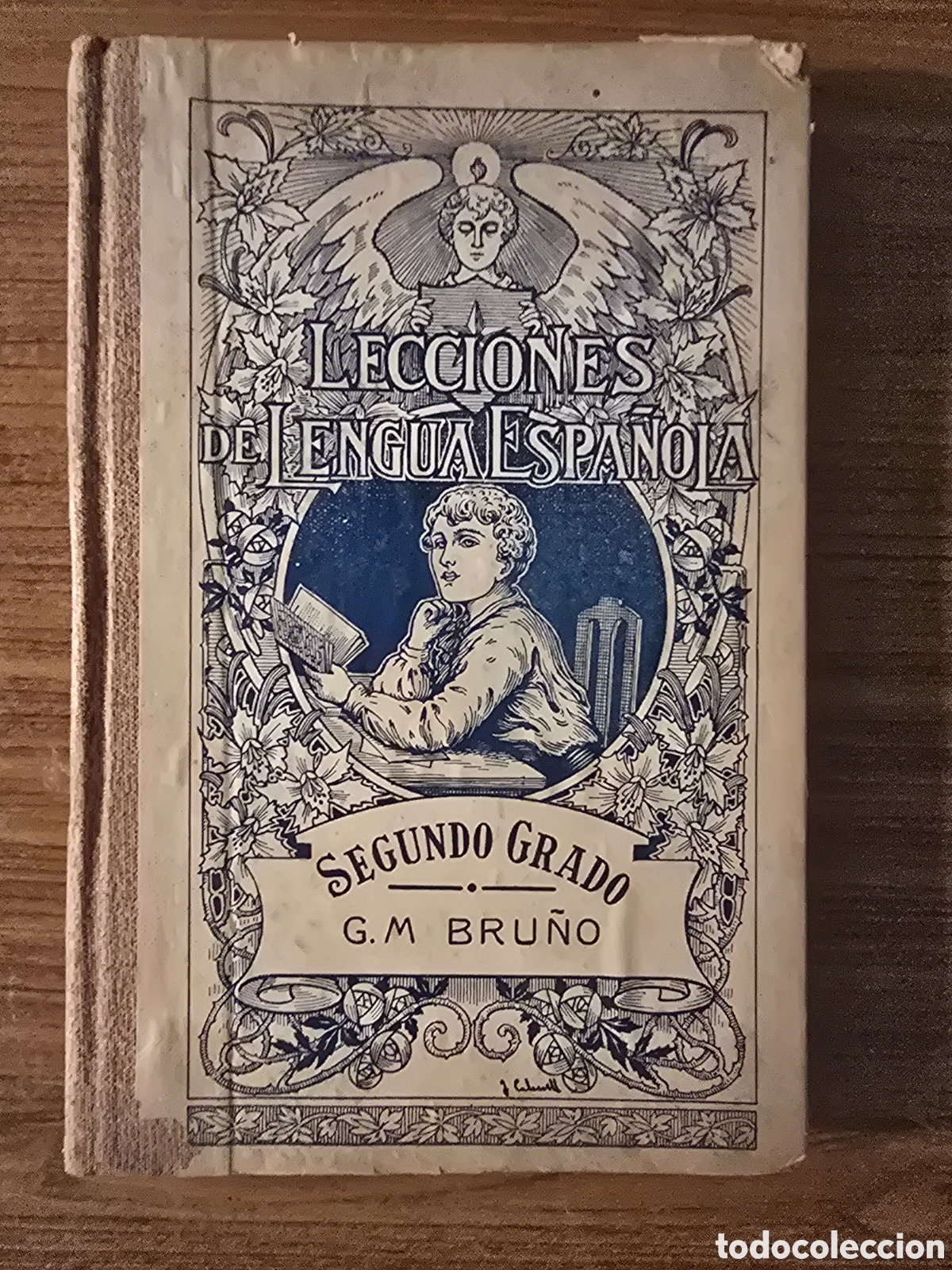 Libros antiguos: LECCIONES DE LENGUA ESPA&Ntilde;OLA,SEGUNDO GRADO,A&Ntilde;O 1935,(EDICIONES BRU&Ntilde;O)