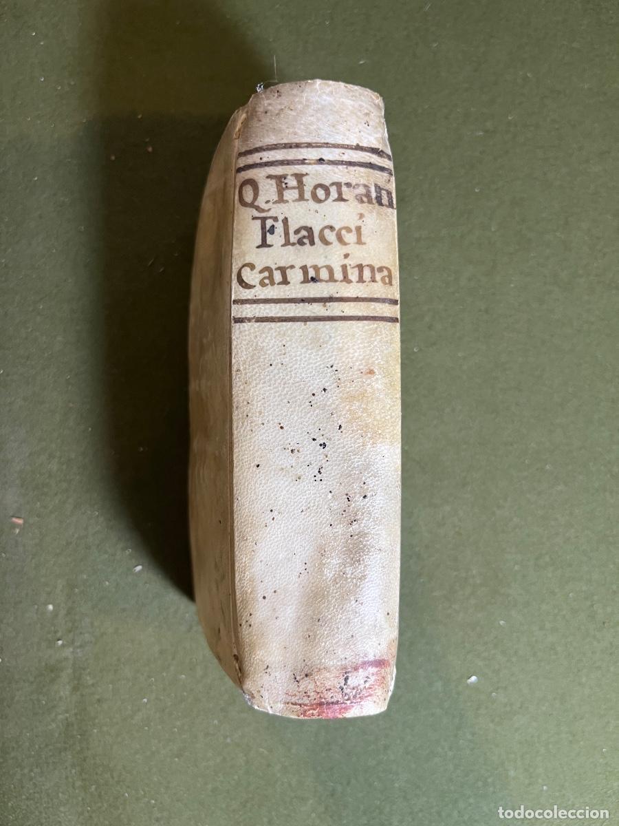 Libri antichi: Quinti Horatii Flacci Poemata. Venecia, 1772. Horacio. Ex Libris Josep Broquetas. Torrescassana 1802
