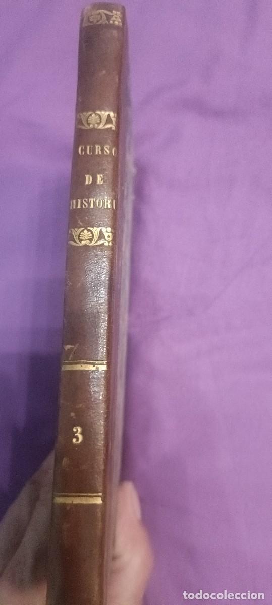 Libros antiguos: Curso elemental de historia - Foto 4
