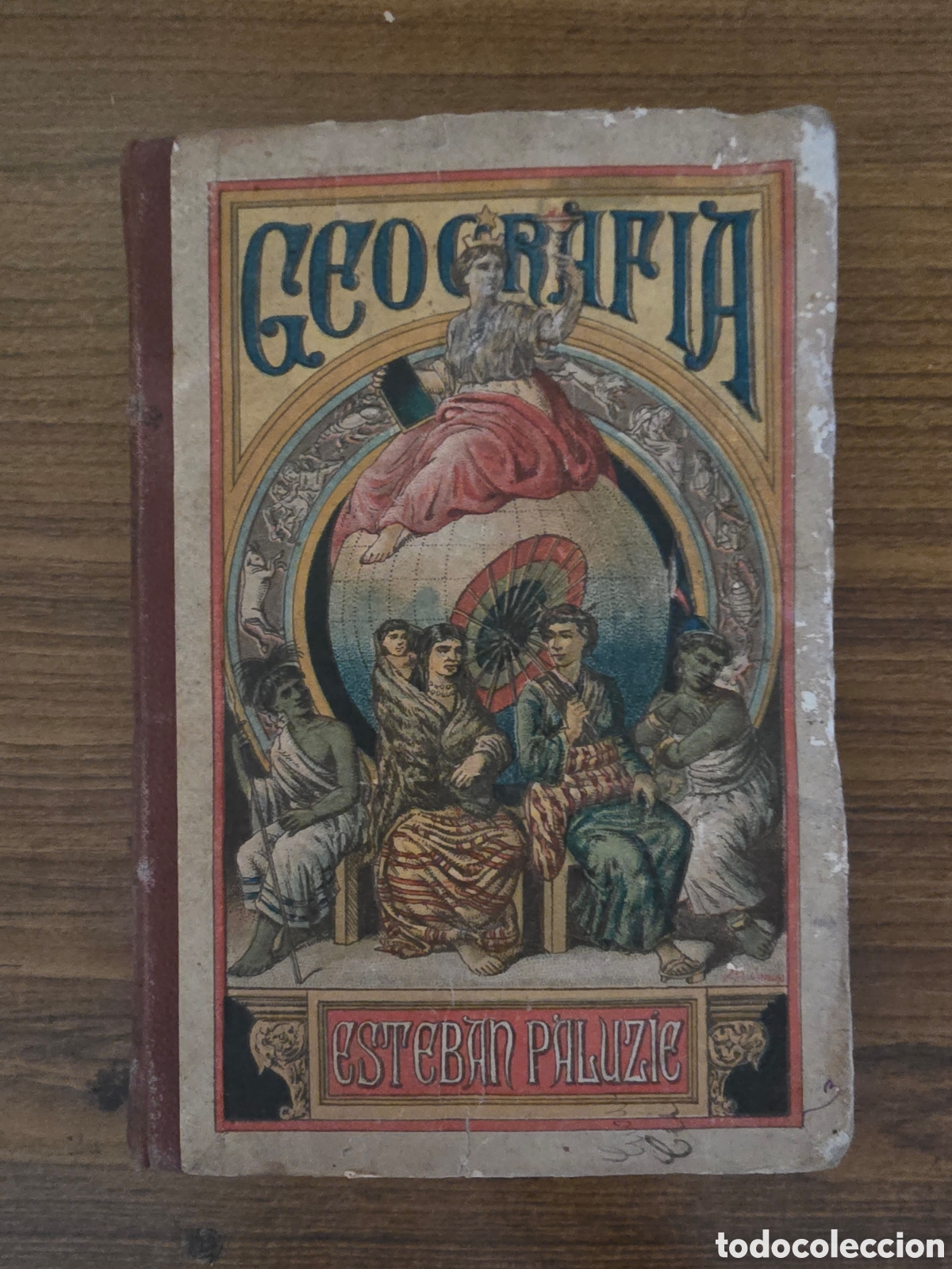 Antiquarische B&uuml;cher: GEOGRAFIA PARA NI&Ntilde;OS,A&Ntilde;O 1889,(F.PALUZIE)