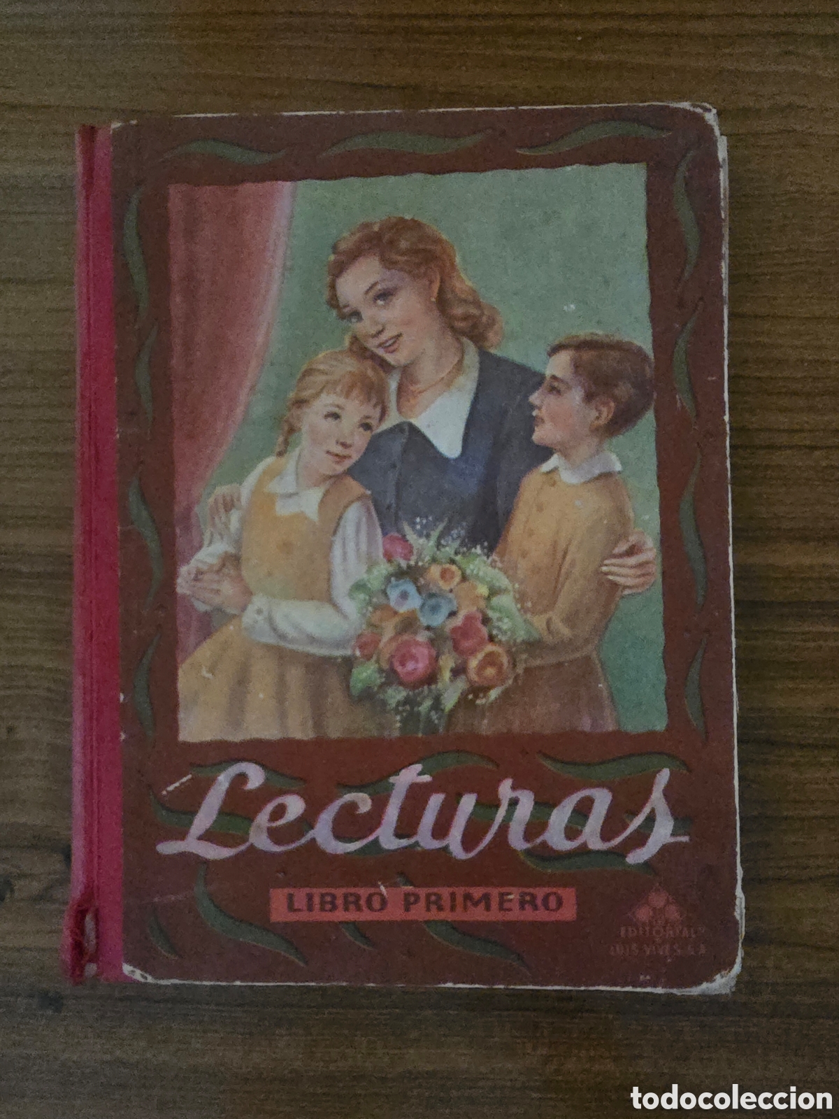 Old books: LECTURAS LIBRO PRIMERO,A&Ntilde;O 1953,(EDITORIAL LUIS VIVES)