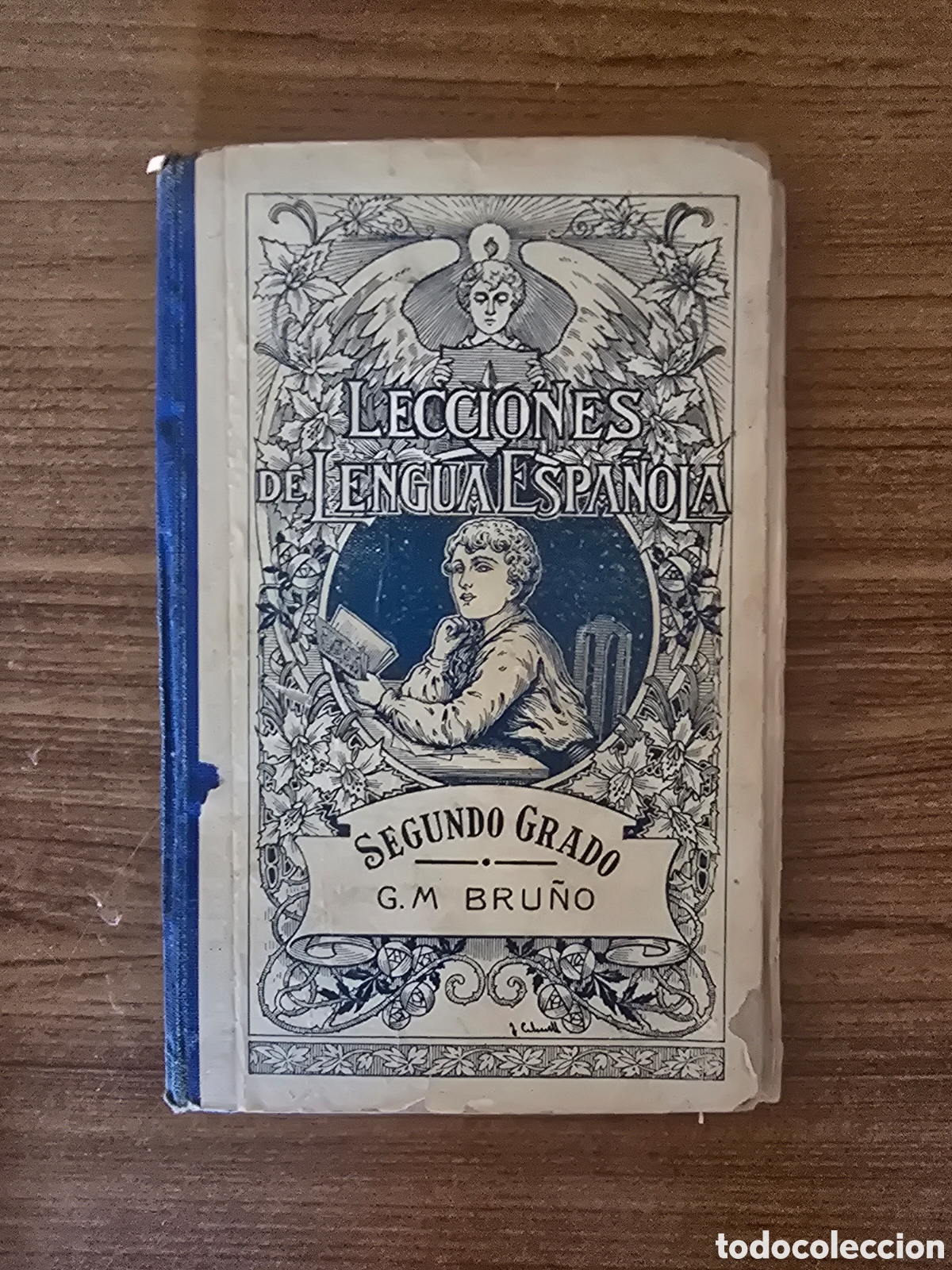 Libros antiguos: LECCIONES DE LENGUA ESPA&Ntilde;OLA,SEGUNDO GRADO,A&Ntilde;O 1935,(G.M BRU&Ntilde;O)