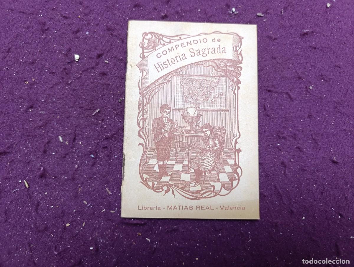 Libros antiguos: Libro de escuela, antiguo o vintage, Compendio de Historia Sagrada