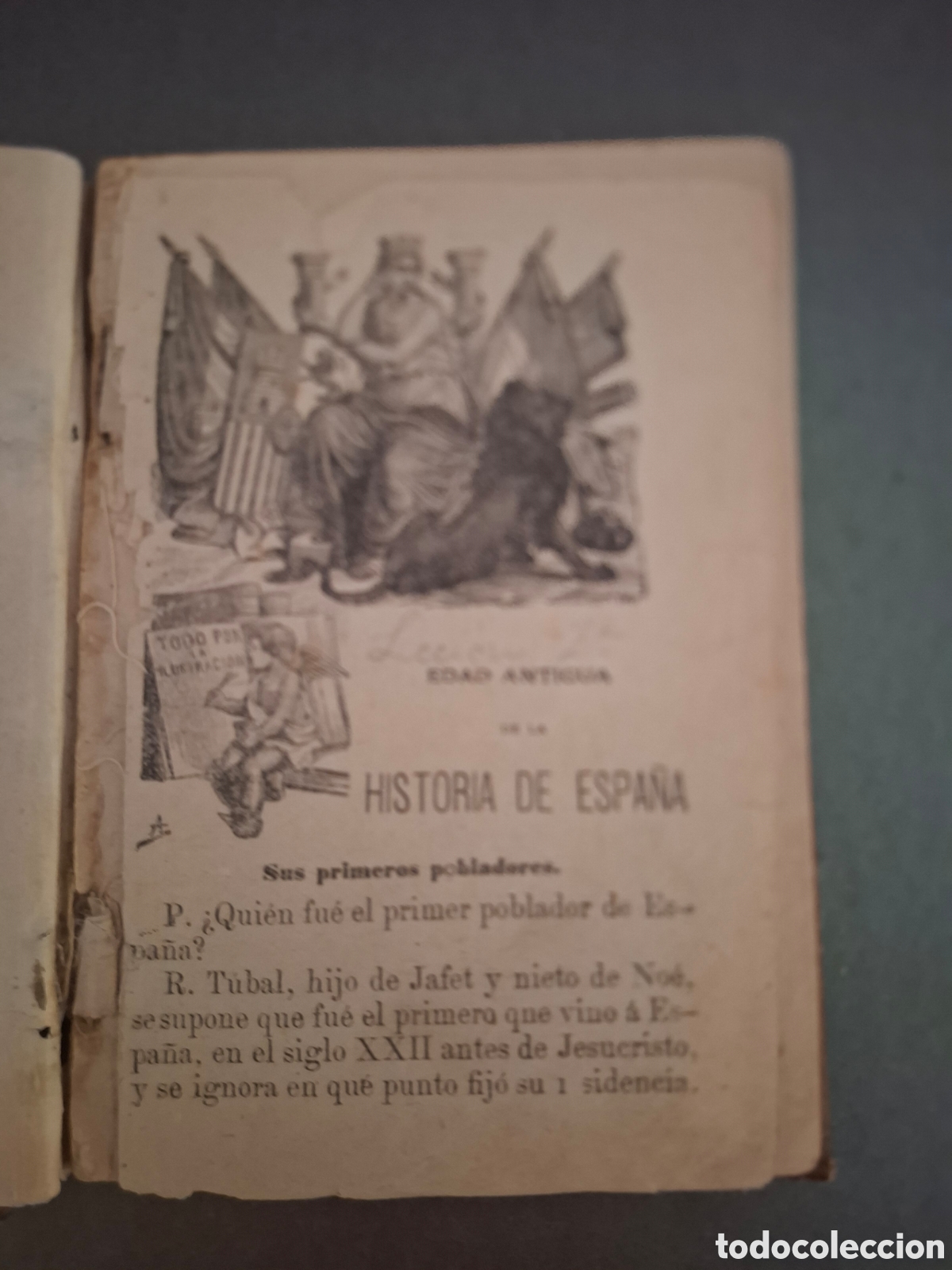 Libros antiguos: Nociones de Historia de Espa&ntilde;a - Saturnino Calleja - 1890?