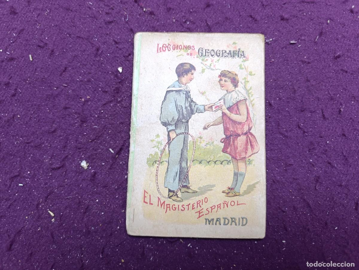 Libros antiguos: Libro de escuela, antiguo o vintage, Nociones de Geograf&iacute;a