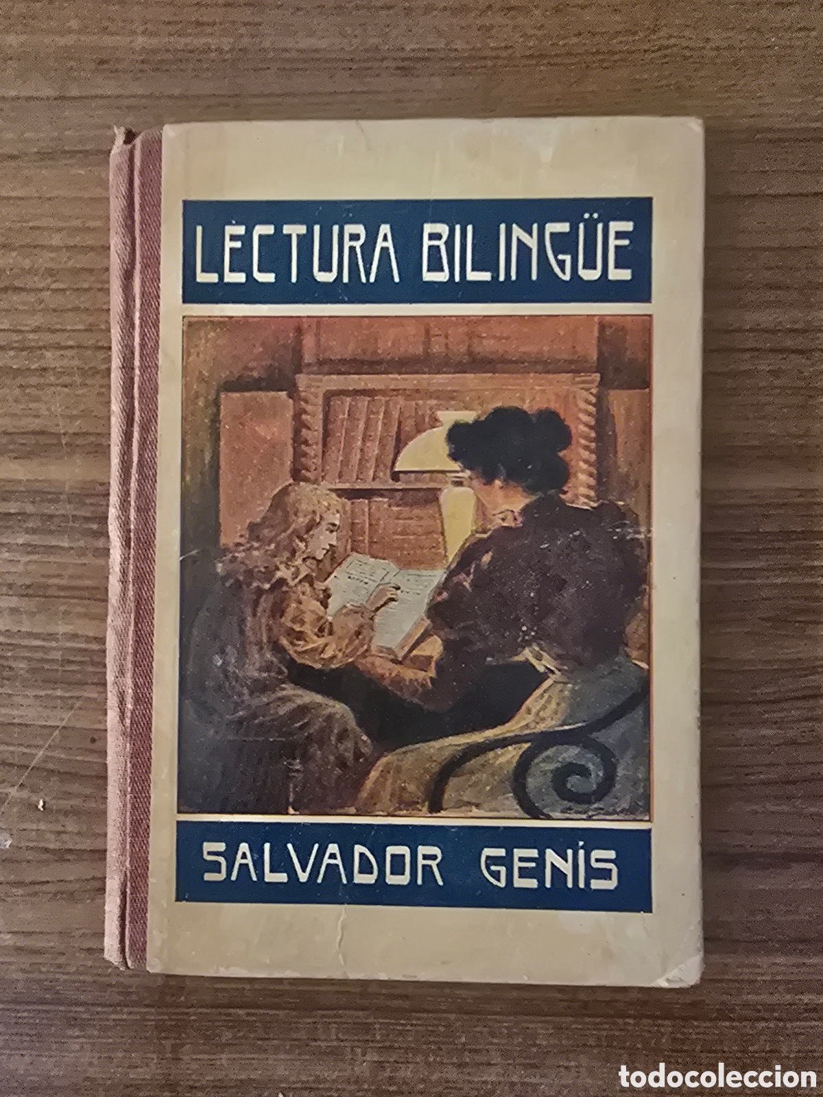 Libros antiguos: LECTURA BILING&Uuml;E, SALVADOR GENIS,CUARTA EDICION,A&Ntilde;O 1918,(J.HORTA)