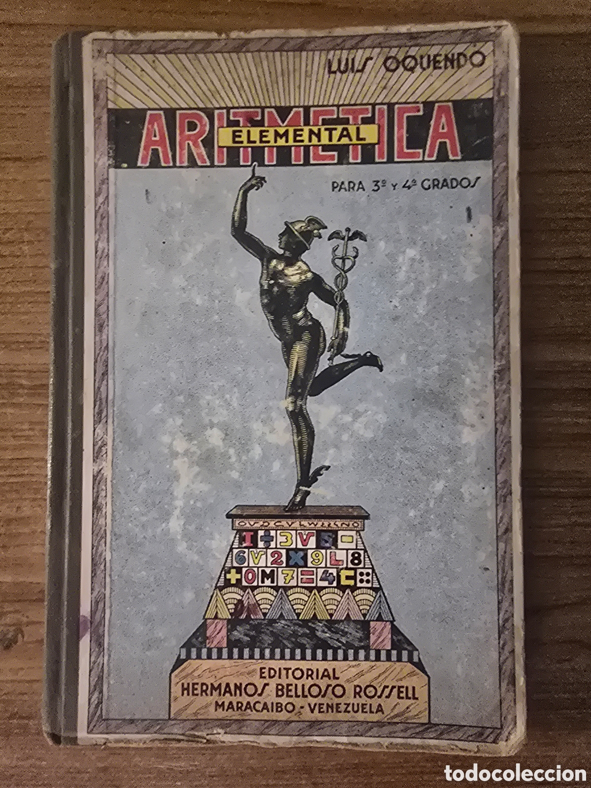 Libros antiguos: ARITMETICA ELEMENTAL,PRIMERA EDICION,A&Ntilde;O 1935,(HERMANOS BELLOSO ROSSELL)