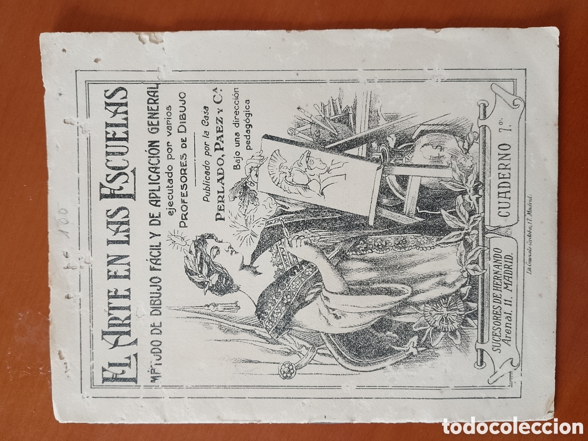 Libros antiguos: 1910/1920 El Arte en las Escuelas. Cuaderno 7.&ordm;