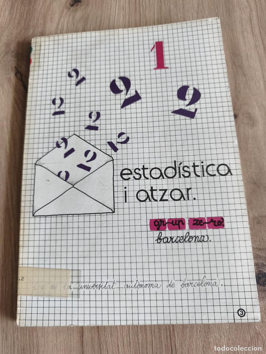 Libros antiguos: Estad&iacute;stica i atzar Grup zero