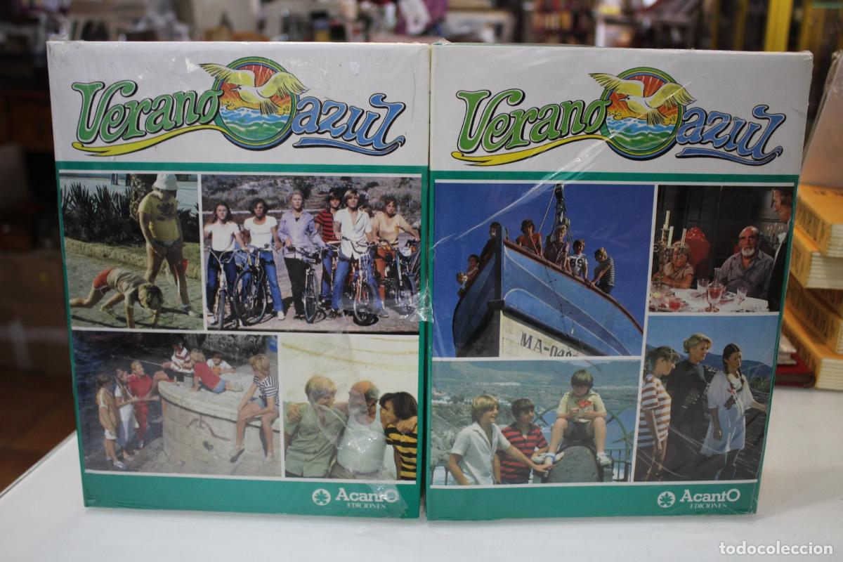 Libros antiguos: Verano Azul.- 2 tomos.- Acanto Ediciones. - Mercero Juldain, Antonio.; Valc&aacute;rcel Villar, Horacio.; R