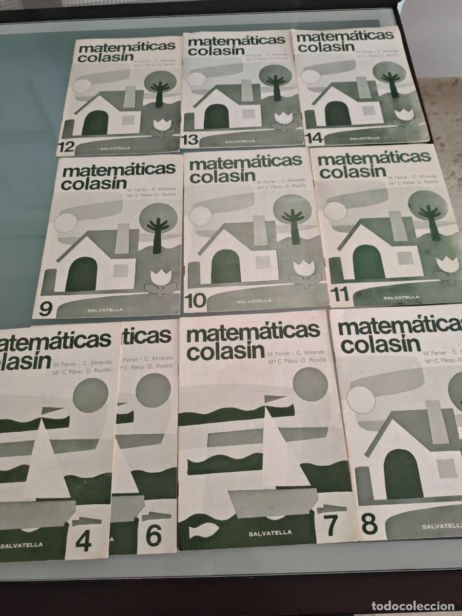 Libros antiguos: Lote de 10 Cuadernillos Matem&aacute;ticas Colas&iacute;n - Editorial Salvatella