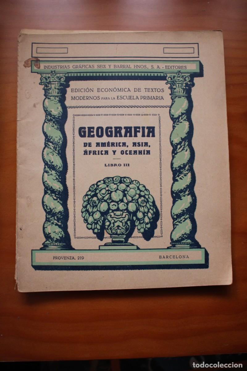 Libros antiguos: Geograf&iacute;a. Seix Barral. Edici&oacute;n econ&oacute;mica.