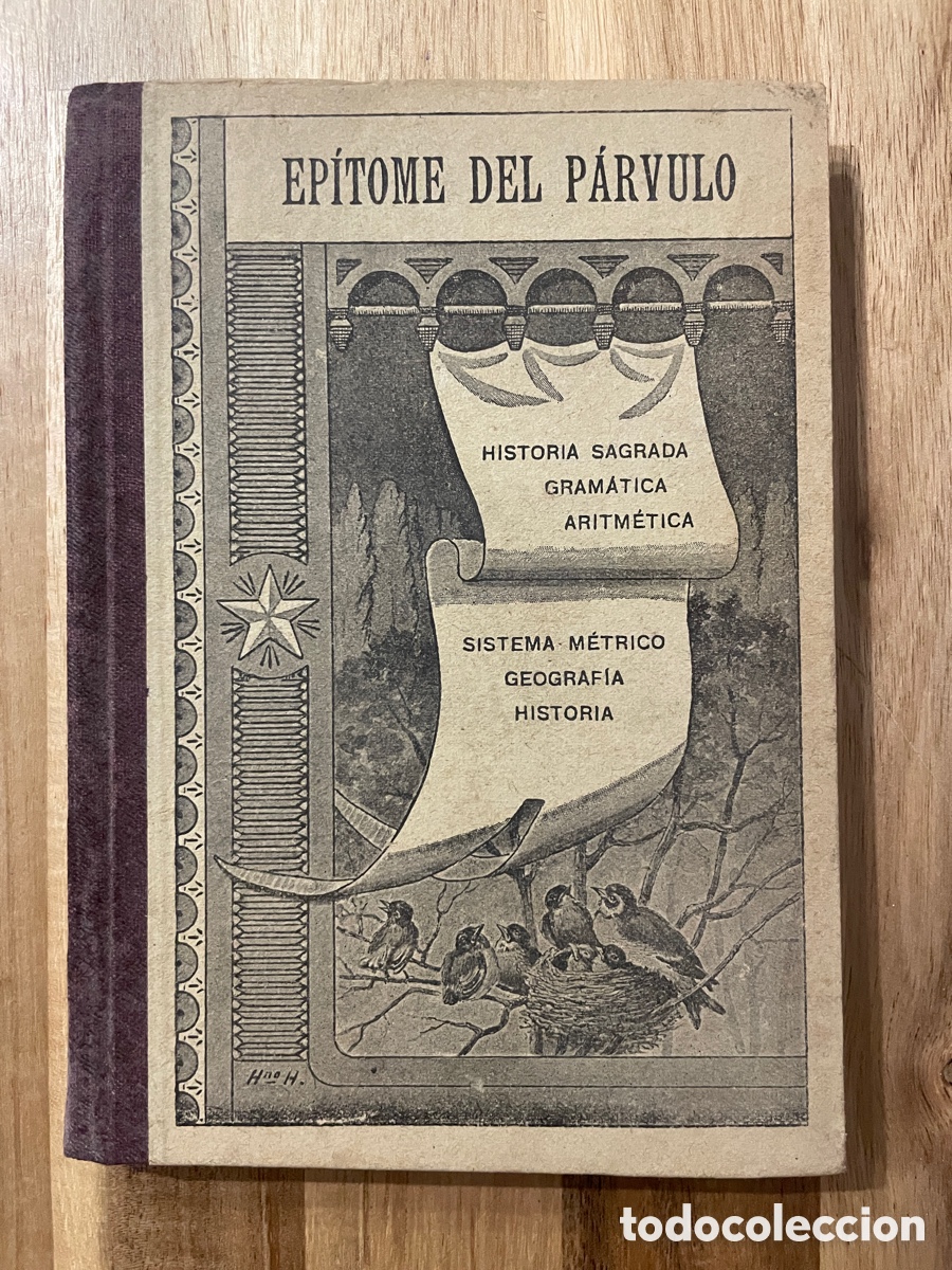 Livres anciens: A&ntilde;o 1915. Ep&iacute;tome del p&aacute;rvulo. G. M. Bru&ntilde;o. Libro escolar.