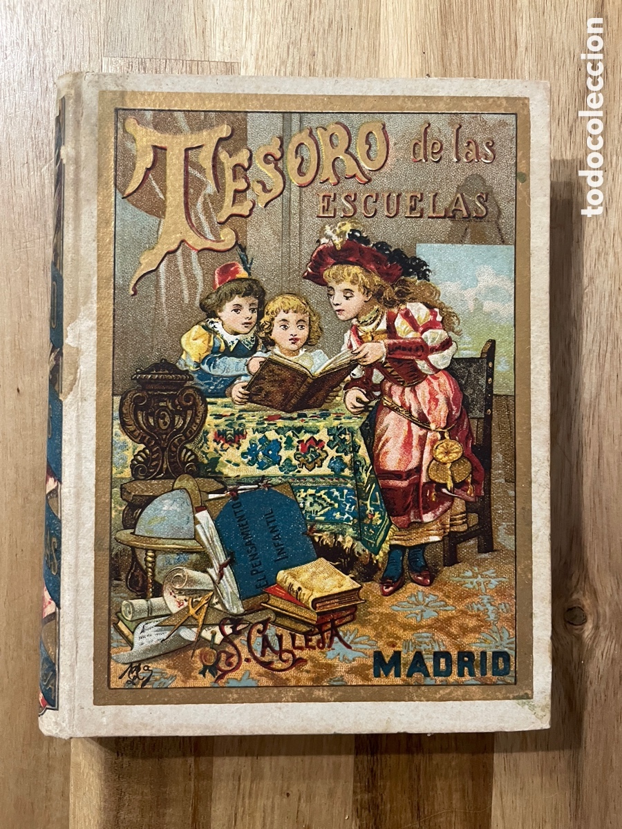 Livres anciens: A&ntilde;o 1916. Tesoro de las escuelas. Saturnino Calleja. libros escolar.