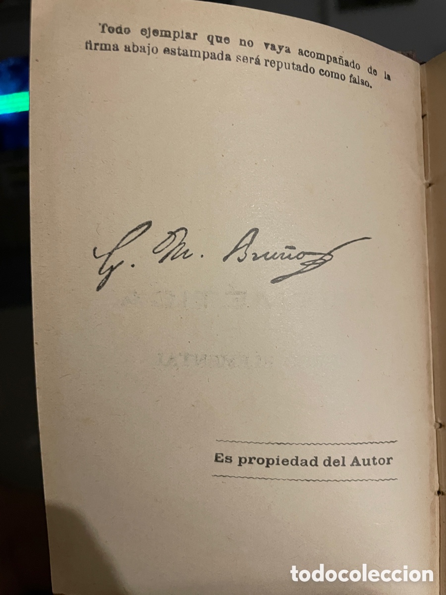 Libros antiguos: Aritm&eacute;tica. Curso elemental. G. M. Bru&ntilde;o. - Foto 2
