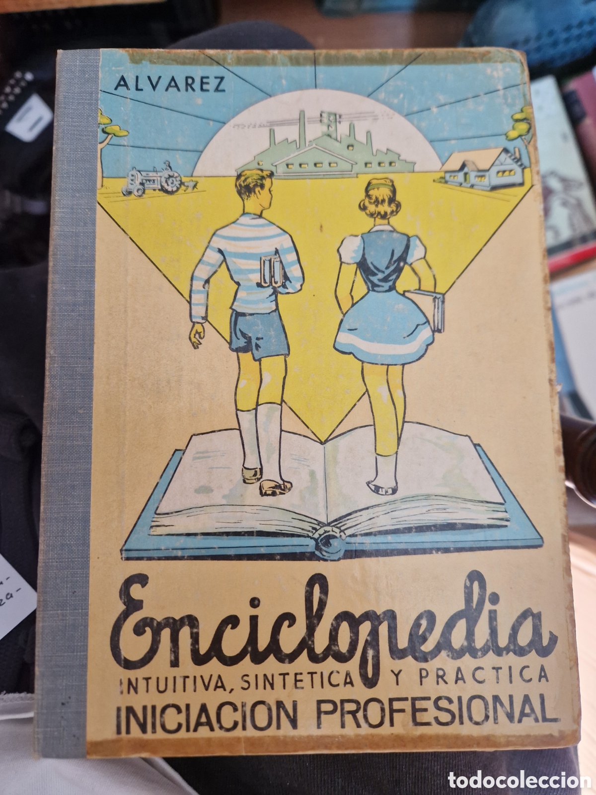 Livros antigos: &Aacute;LVAREZ P&Eacute;REZ, Antonio Enciclopedia intuitiva, sint&eacute;tica, pr&aacute;ctica. Grado de iniciaci&oacute;n profesional