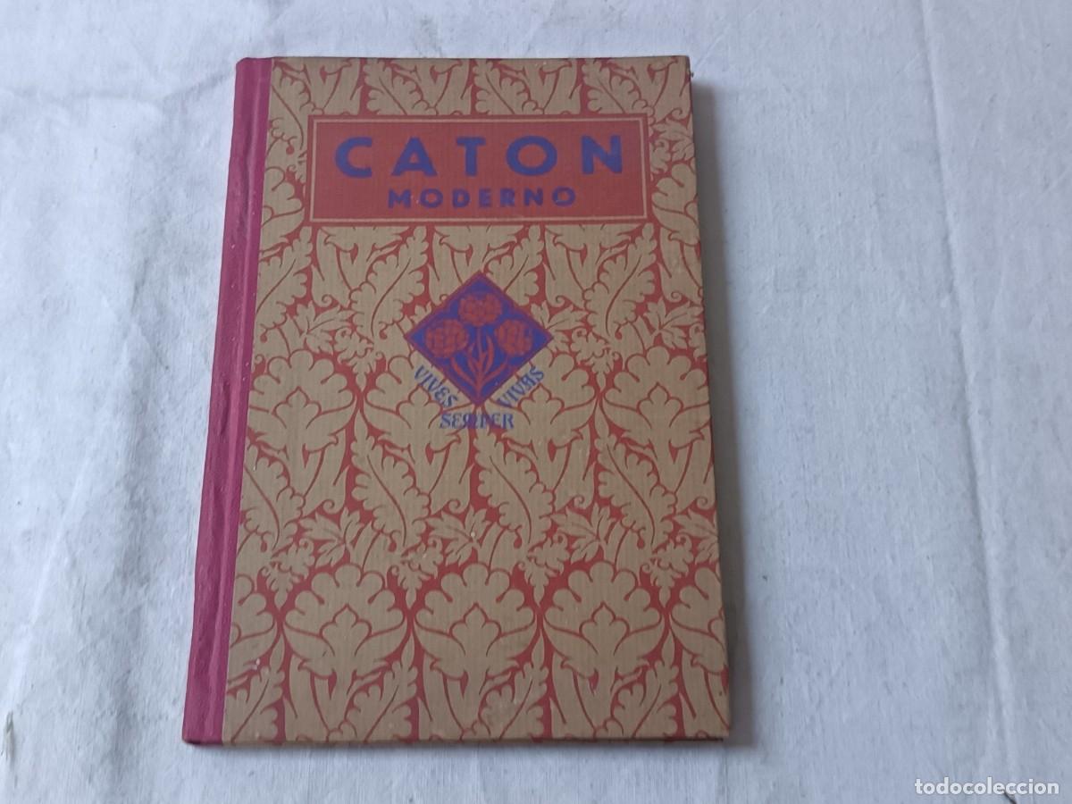 Libros antiguos: Antiguo Libro de escuela o similar, Cat&oacute;n Moderno, Edelvives