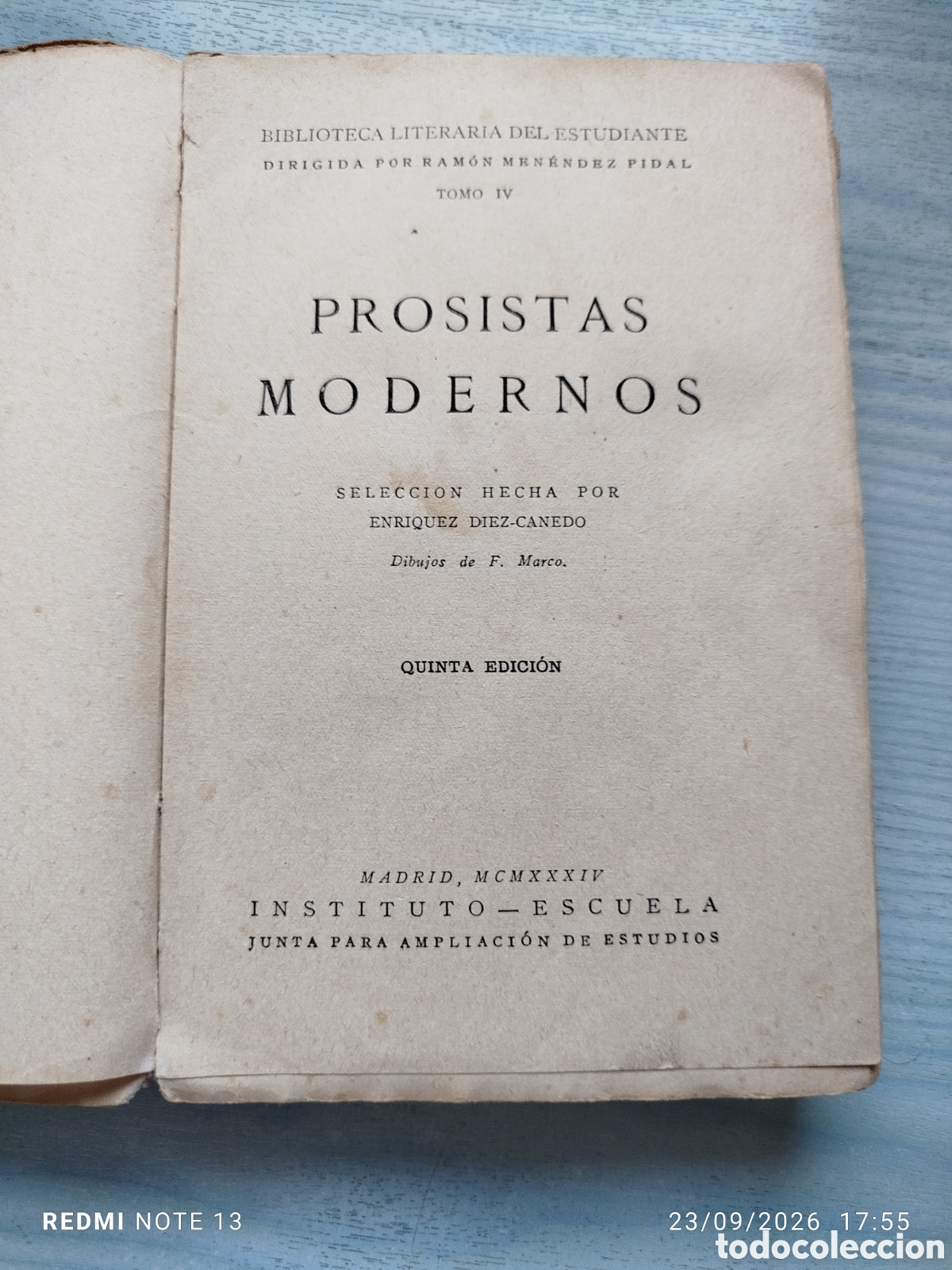 Libros antiguos: Prosistas modernas 1934 - Foto 3